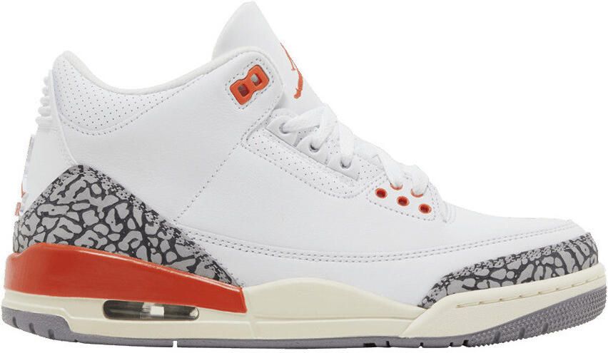 Nike Hoge Sneakers Jordan 3 Retro Sail Ce t Grey ( 's)