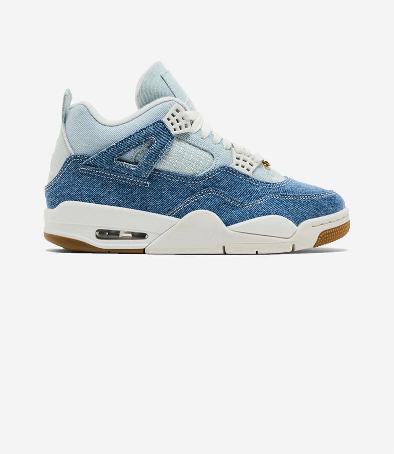 Nike Hoge Sneakers Jordan 4 Retro TEX Denim Worn Blue (Women's) - Foto 2