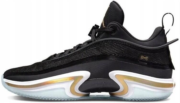 Jordan Air 36 Low Black Metallic Gold White Schoenmaat 42 1 2 Basketball Performance Low DH0833 071