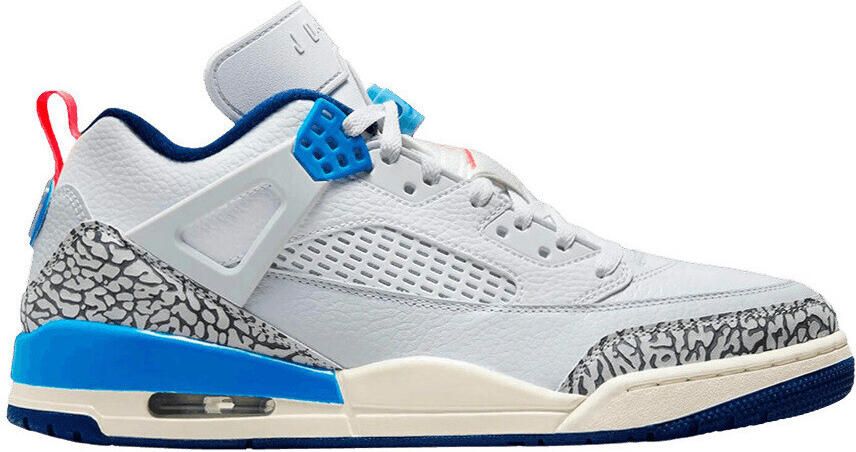 Nike Hoge Sneakers Jordan Spizike Low White Blue Void