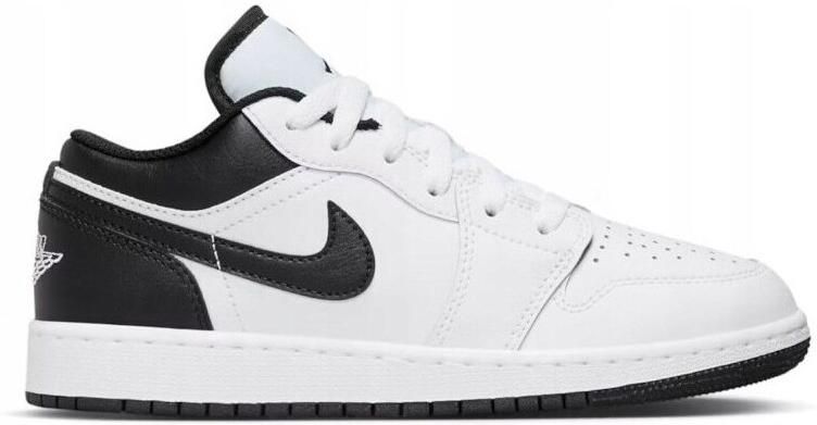 Jordan Air 1 Low White Black (GS) schoenen zwart wit - Foto 2