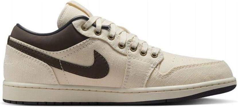 Nike Air Jordan 1 Low Premium Beige Baroque Brown Sneakers Heren - Foto 3