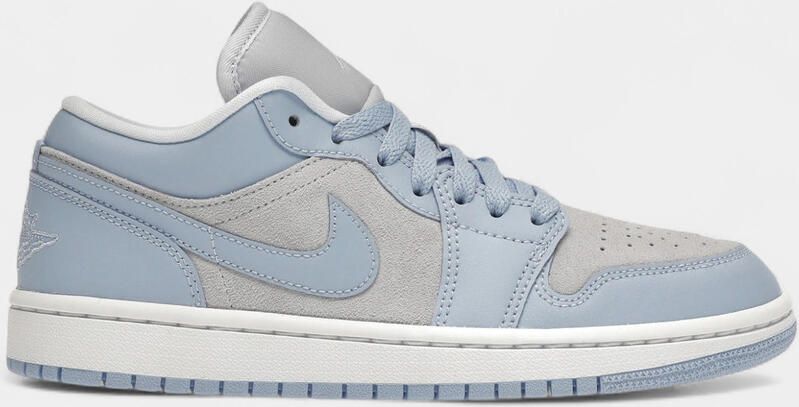 Nike Lage Sneakers Jordan 1 Low Football Grey Aluminum ( 's)