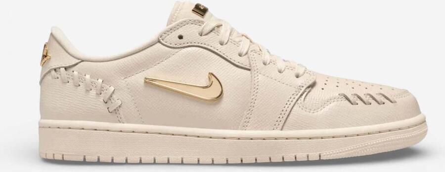 Nike Lage Sneakers Jordan 1 Low Method of Make Sail Metallic Gold (Women's) - Foto 2
