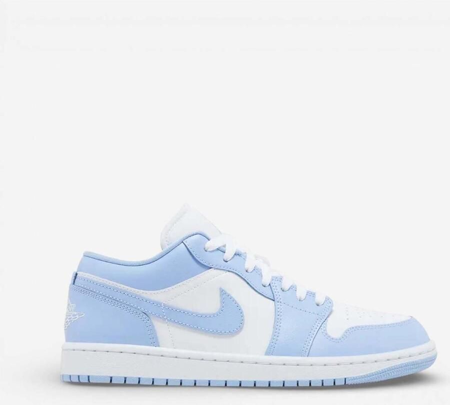 Nike Lage Sneakers Jordan 1 Low White Aluminum ( 's)