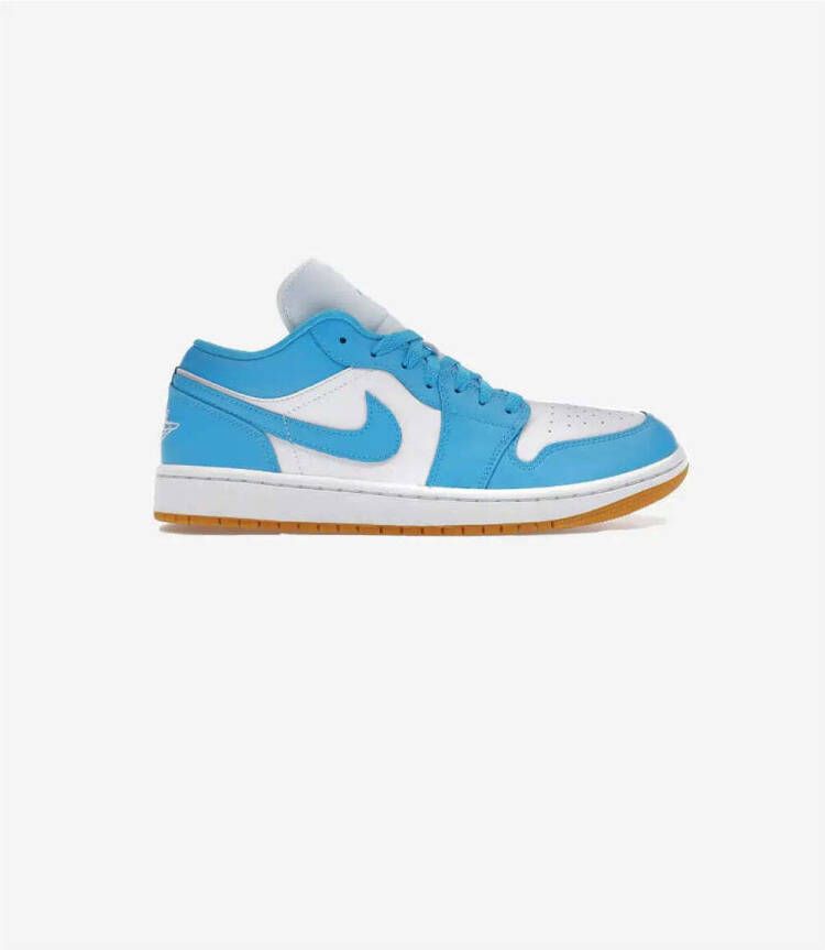 Nike Lage Sneakers Jordan 1 Low White Gum Light Brown Dark Powder Blue (Women's)