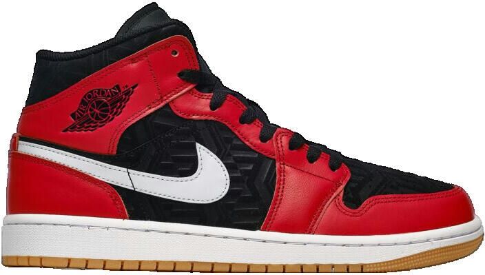 Jordan Air 1 Mid Se Black Fire Red-White-Malachite - Foto 2