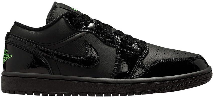 Nike Sneakers Air Jordan Wmns 1 Low SE 'Black Scream Green'