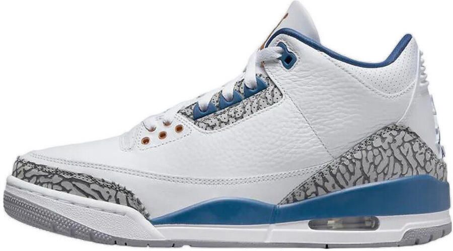 Nike Sneakers Baskets Air Jordan 3 Retro Wizards cuir - Foto 2