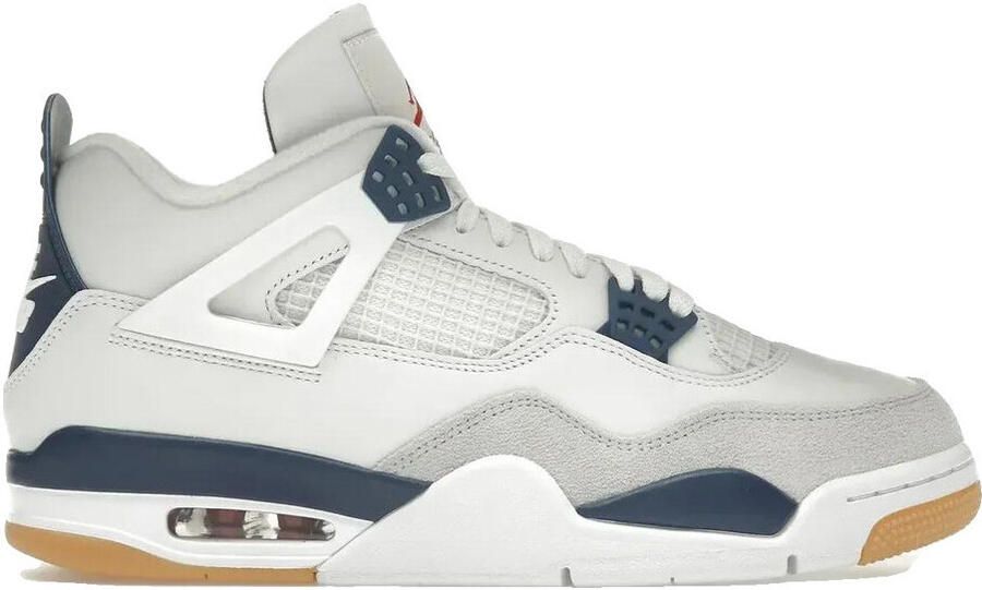 Nike Sneakers Baskets Air Jordan 4 Retro SB Navy cuir
