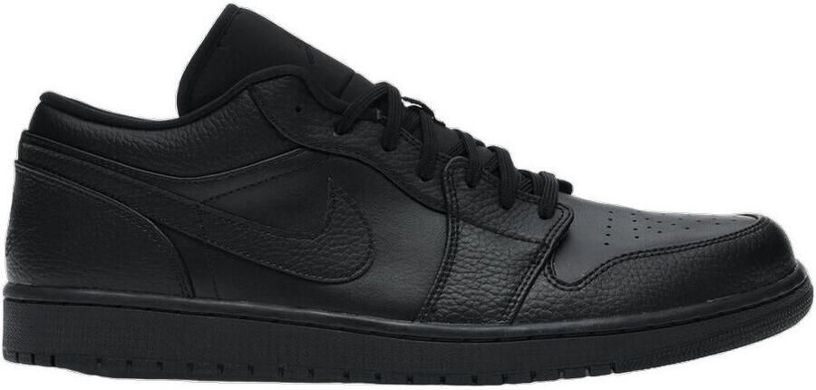 Jordan AIR 1 Low Heren Sneakers Sportschoenen Schoenen Zwart 553558