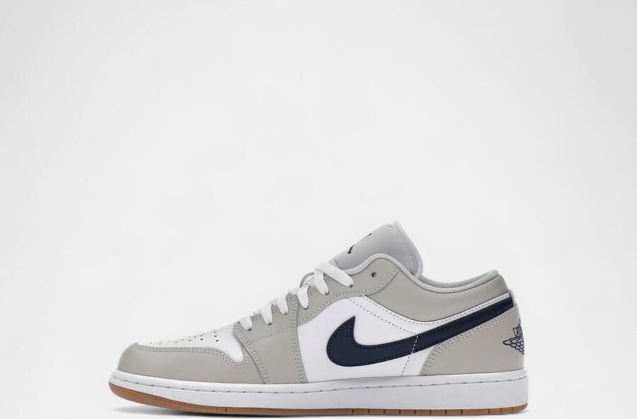 Nike Sneakers Jordan 1 Low Midnight Navy Neutral Grey