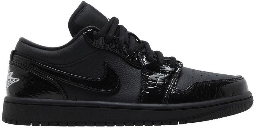 Nike Sneakers Jordan 1 Low SE Patent Elephant Black ( 's)