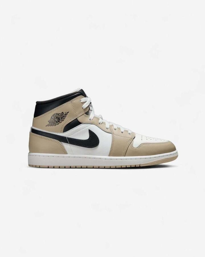 Nike Sneakers Jordan 1 Mid Summit White Rattan