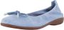 Josef Seibel Fenja 09 Ballerina für Damen Blau - Thumbnail 2