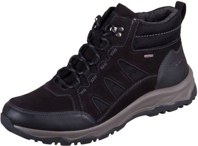 Josef Seibel Hoge Sneakers Leroy 51 Schwarz Leder