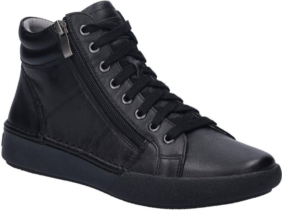 Josef Seibel CLAIRE~11~~~~~~~~~~~~~~~~~~~~~ Hoge sneakersVeterlaarzenDames veterschoenenDames sneakersHalf-hoge schoenenPopulaire damesschoenen Josef Zwart - Foto 3