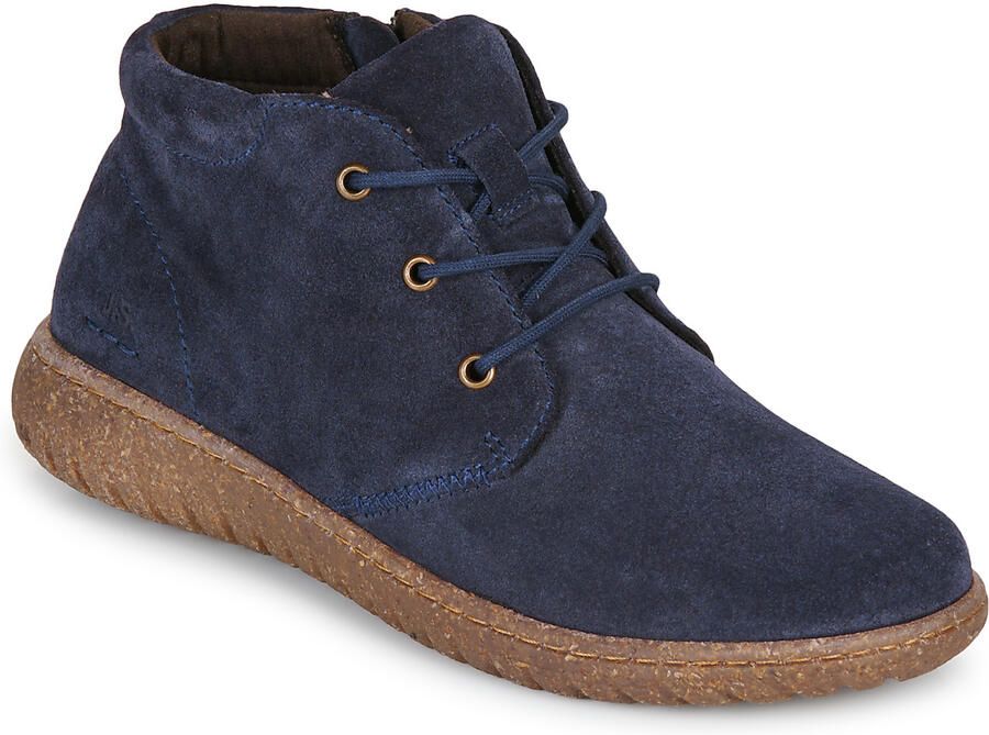 Josef Seibel ANGELINA 07 Hoge sneakers Veterboots Dames veterschoenen Dames sneakersHalf-hoge schoenen Blauw - Foto 2
