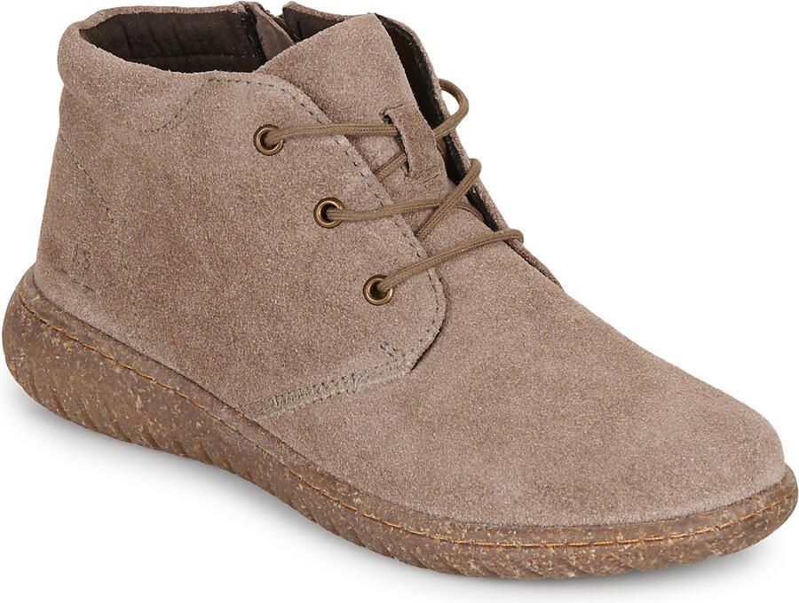 Josef Seibel ANGELINA 07 Hoge sneakers Veterboots Dames veterschoenen Dames sneakersHalf-hoge schoenen Taupe - Foto 3
