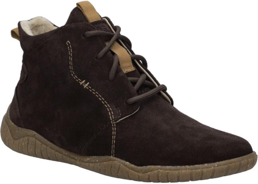 Josef Seibel WYNONA 05 Hoge sneakers Veterboots Dames veterschoenen Dames sneakersHalf-hoge schoenenBarefoot Bruin - Foto 3
