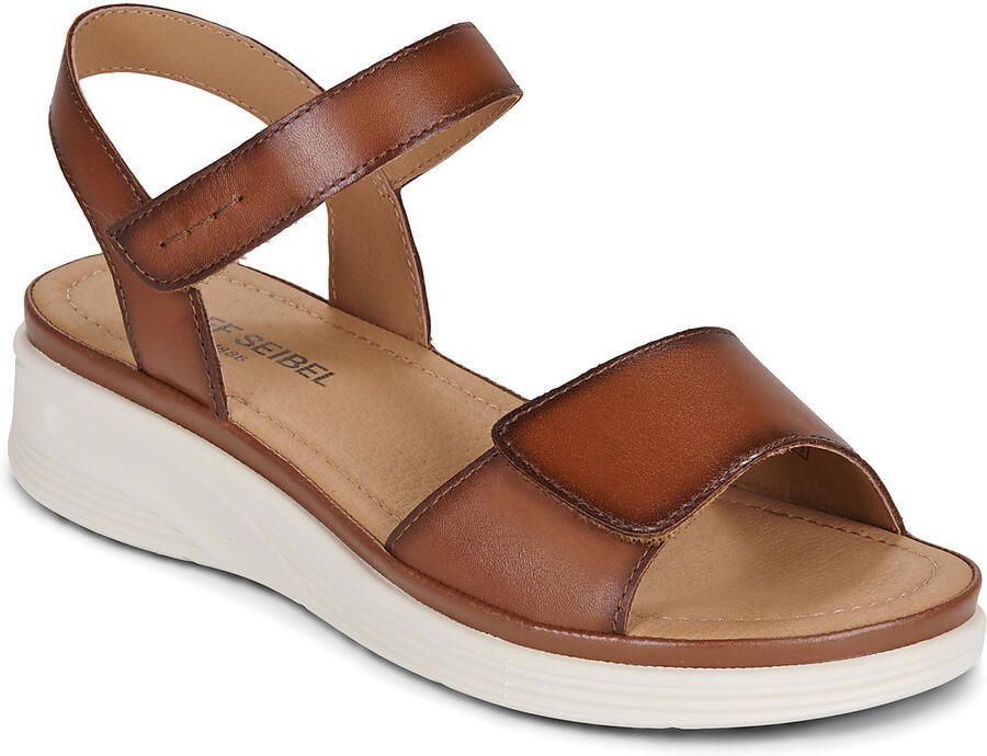 Josef Seibel Sandalen Sevran 01 vrijetijdsschoen sleehak sandaal met klittenbandsluiting