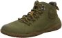 Josef Seibel Wallace 03 Vrije tijd half-hoogHeren veterschoenHeren sneakersBarefoot Groen - Thumbnail 2