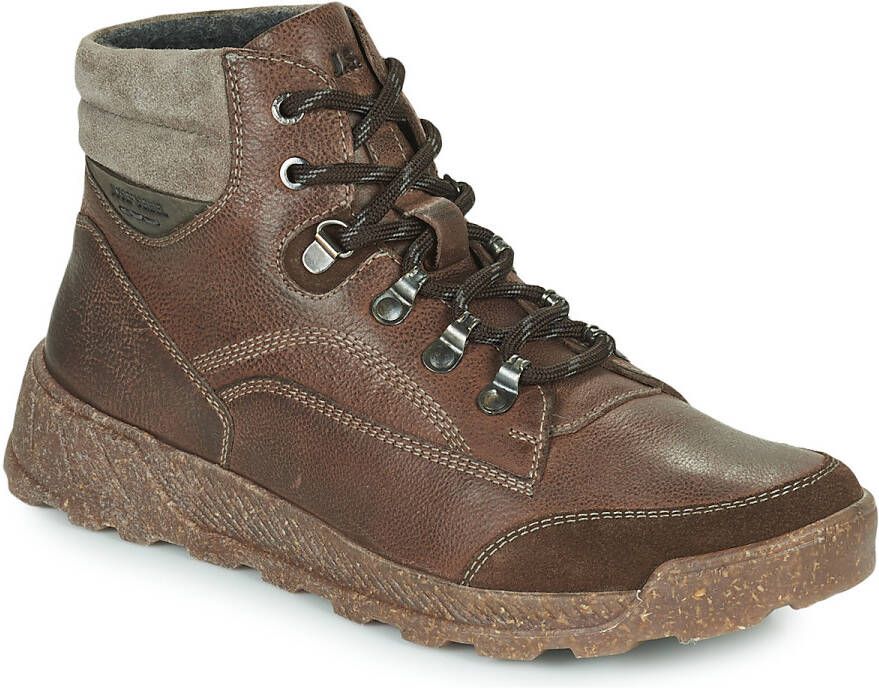 Josef Seibel RAYMOND 02 Volwassenen Heren sneakersHeren veterschoenVrije tijd half-hoog Bruin - Foto 2