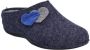 Josef Seibel Cholet 02 Hausschuh für Damen Blau - Thumbnail 2