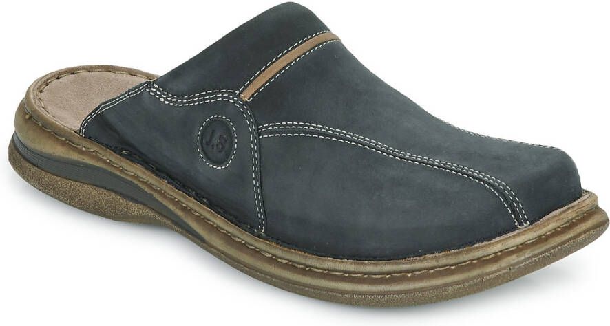 Josef Seibel Clogs Klaus zomerschoen slippers vakantie met modieuze contrast-bekleding - Foto 5