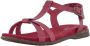 Josef Seibel FABRICIA~01~~~~~~~~~~~~~~~~~~~ Platte sandalenDames Sandalen Rood - Thumbnail 3