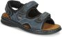 Josef Seibel -Heren blauw donker sandalen - Thumbnail 2