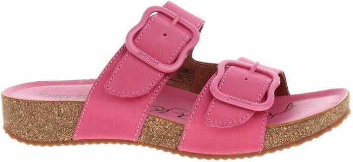 Josef Seibel Slippers TONGA 64 plateau zomerschoen pantoffels met gespsluiting - Foto 3