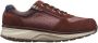 Joya DYNAMO ZIP W D.Red JO021A Roestbruine dames sneaker met rits wijdte H - Thumbnail 2