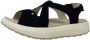 Joya Comfortabele zwarte sandalen voor brede voeten - Thumbnail 2