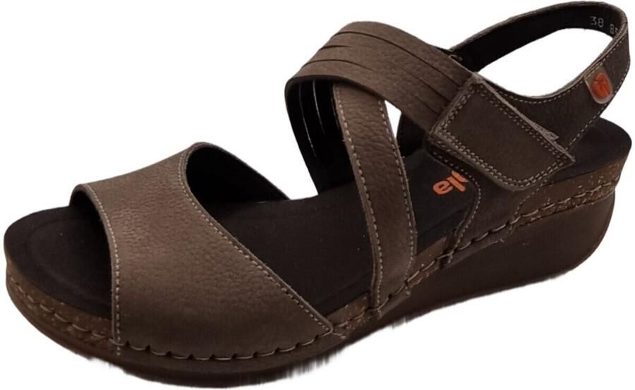 Jungla Sandalen met sleehak