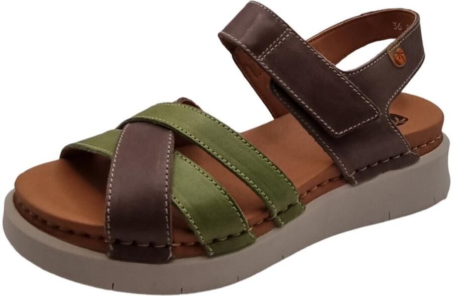Jungla Sandalen met sleehak