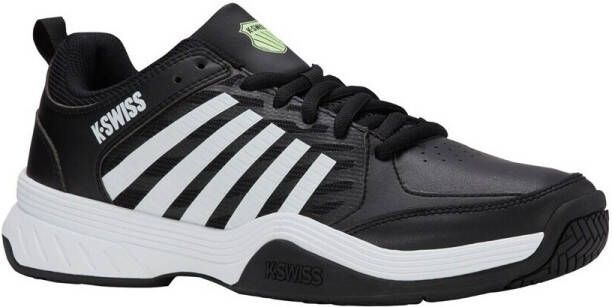 K-Swiss Tennisschoen Men Court Express 2 Black White Soft Neon Green - Foto 2