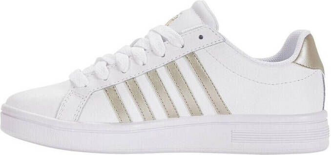 K-Swiss Women Court Tiebreak white champagne Dames Sneaker Wit - Foto 3