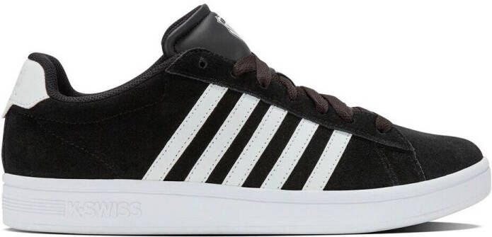 K-Swiss Court Tiebreak II SDE leren herenschoenen 09492-013 zwart - Foto 2