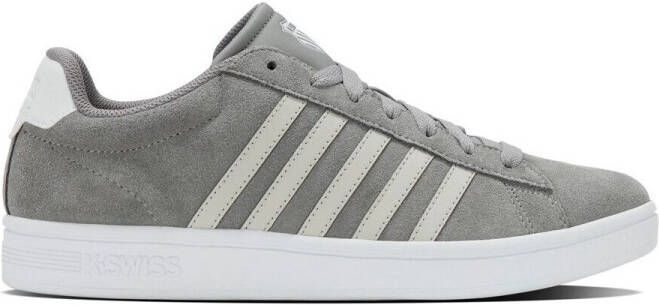 K-Swiss Court Tiebreak II SDE leren herenschoenen 09492-029 grijs - Foto 2