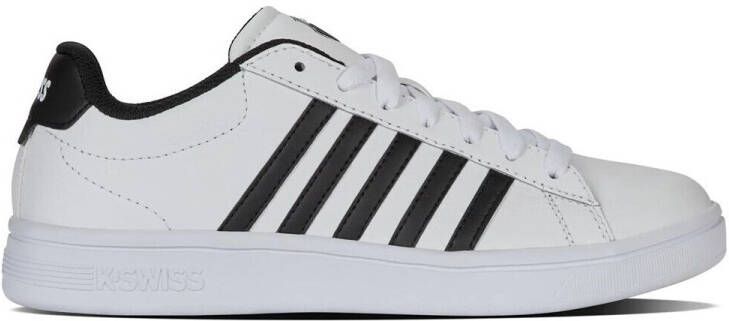 K-Swiss Court Tiebreak II Herentrainers Sportschoenen 04413-191-M Wit Zwart Wit - Foto 3