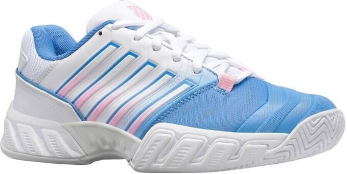 K-Swiss Bigshot Light 4 Clay Dames Sportschoenen Tennis Smashcourt White Blue - Foto 3