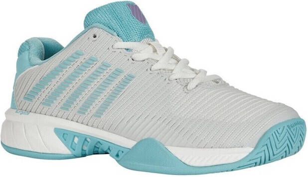 K-Swiss Hypercourt Express 2 Dames Sportschoenen Tennis Smashcourt White Blue - Foto 2