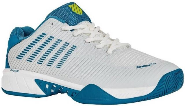 K-Swiss Hypercourt Express 2 Heren Sportschoenen Tennis Smashcourt White Blue - Foto 2