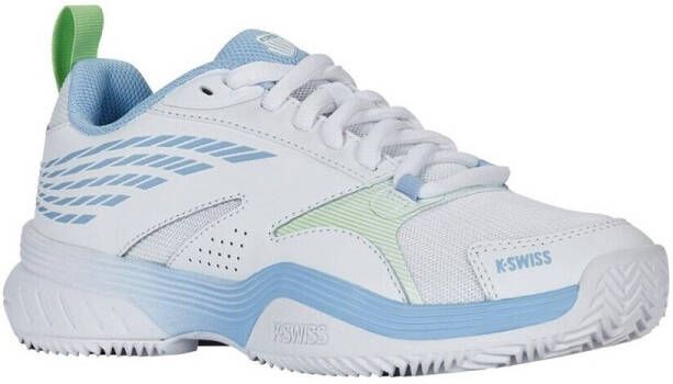 K-Swiss Speedex Clay tennisschoenen wit lichtblauw groen