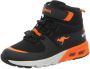 KangaROOS KX-Hydro High-Top Kids Unisex Sneaker Waterdicht 18598 zwart oranje - Thumbnail 2