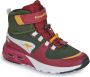 KangaROOS Kinderen KX-Hydro High-Top Sneaker waterdicht 18598 rood grijs - Thumbnail 2