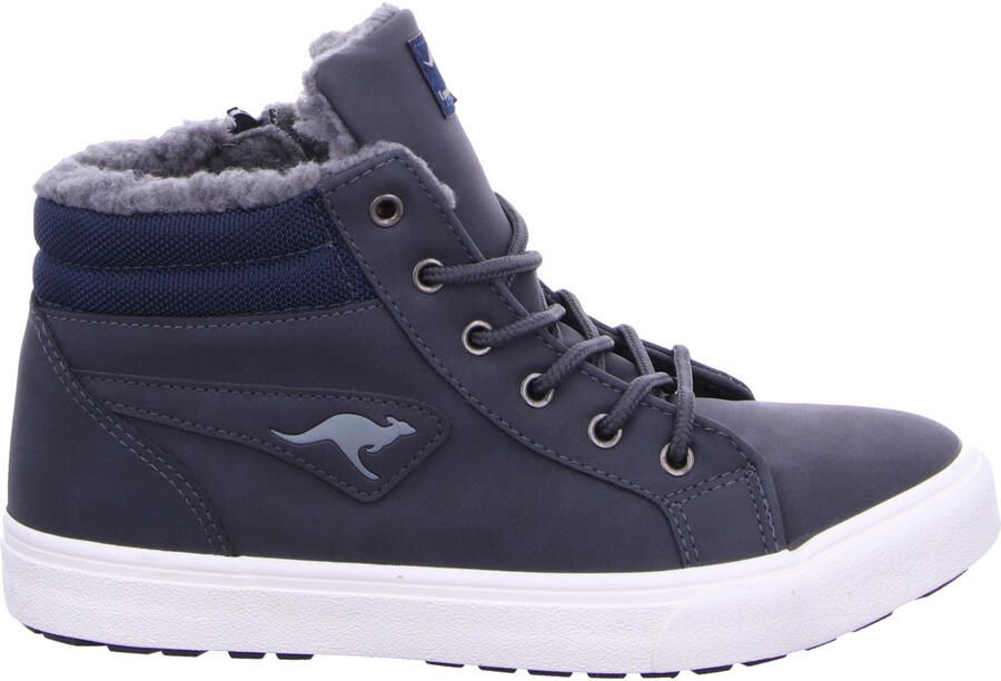 KangaROOS Kavu X high-top kindersneaker unisex marine gevoerde winterschoenen