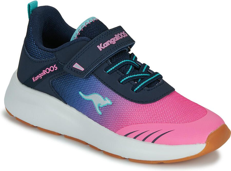 KangaROOS KB-Rida EV sneaker kinderschoenen unisex 10171 000 4204 donkerblauw roze