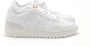Kangaroos Game Lo White Wit Leer Lage sneakers Unisex - Thumbnail 3